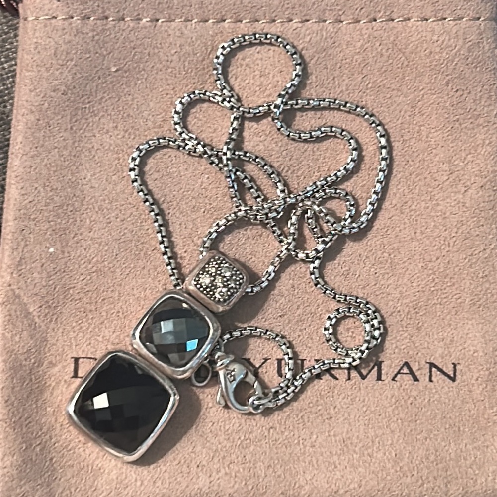 Authentic David Yurman Chiclet Necklace